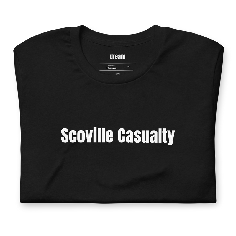 Scoville Casualty - Hot Sauce Heads t-shirt