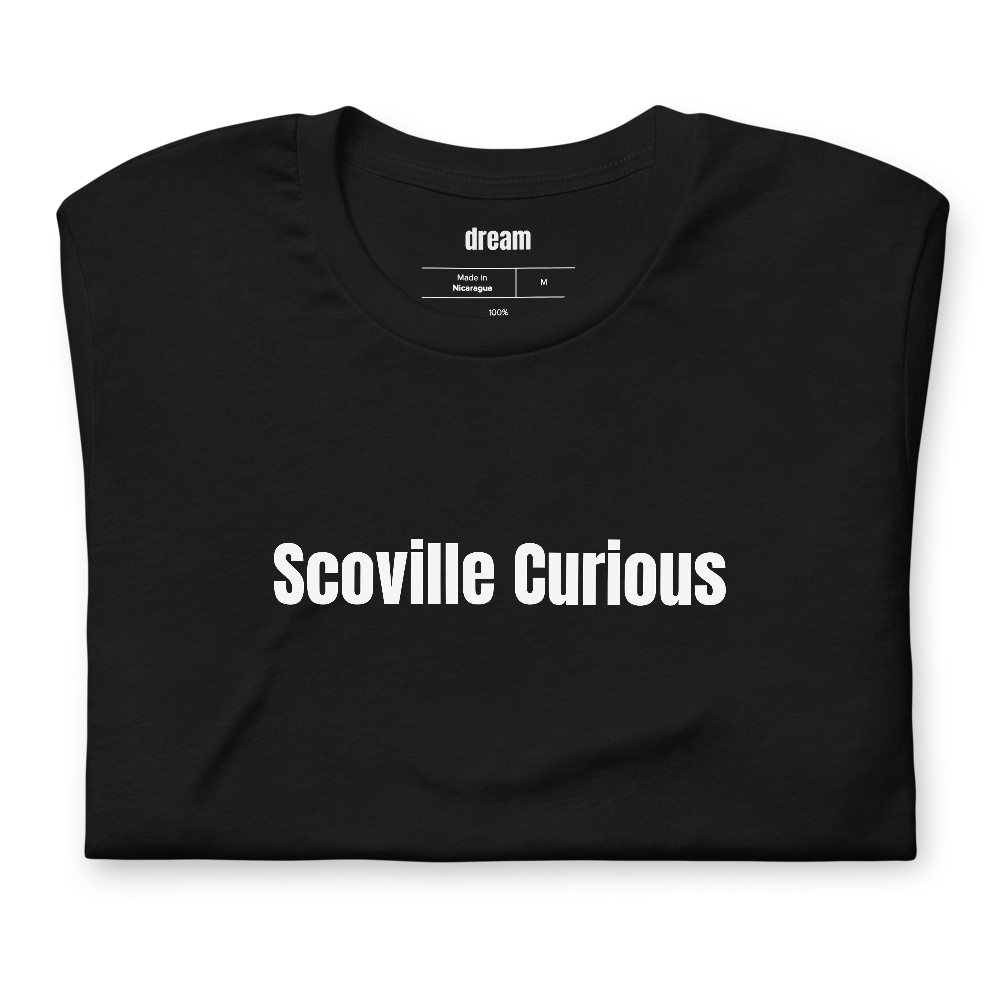 Scoville Curious - Hot Sauce Collecting t-shirt
