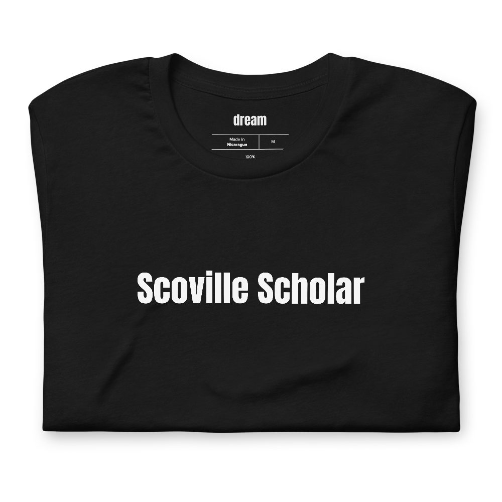 Scoville Scholar - Spicy Food Club t-shirt