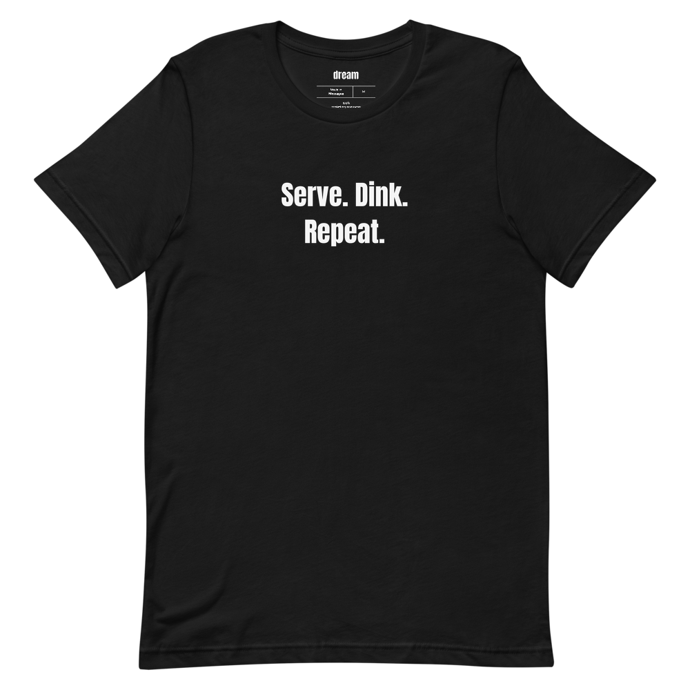 Serve. Dink. Repeat. - Pickleball Player Pride t-shirt