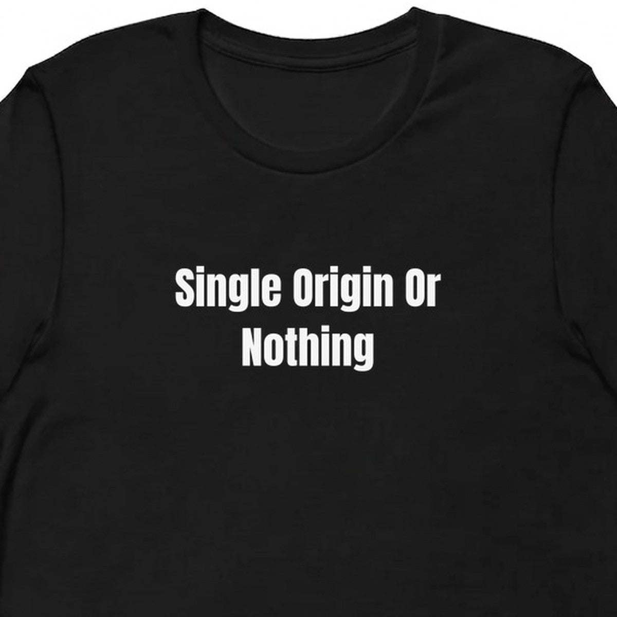Single Origin Or Nothing - Coffee Snob t-shirt