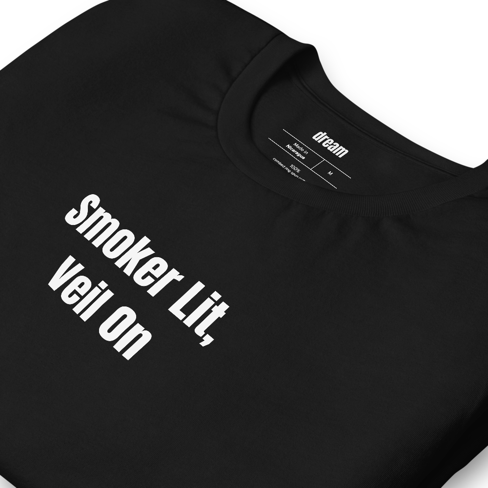 Smoker Lit, Veil On - Beekeeping t-shirt