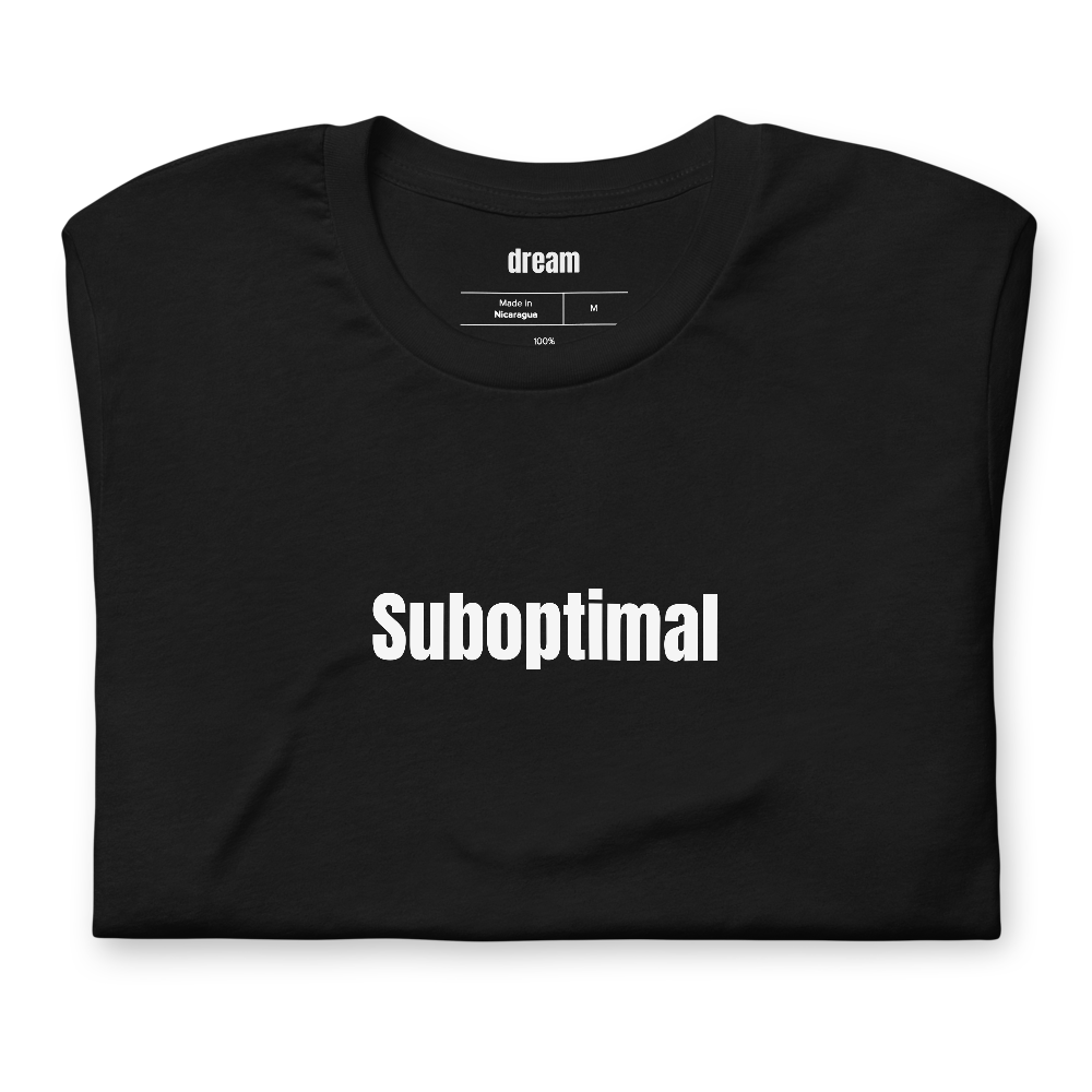 Suboptimal