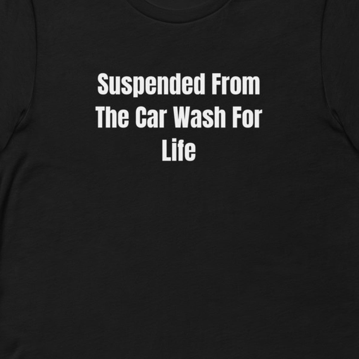 Suspended From The Car Wash For Life - Gas Station Aesthetic t-shirt