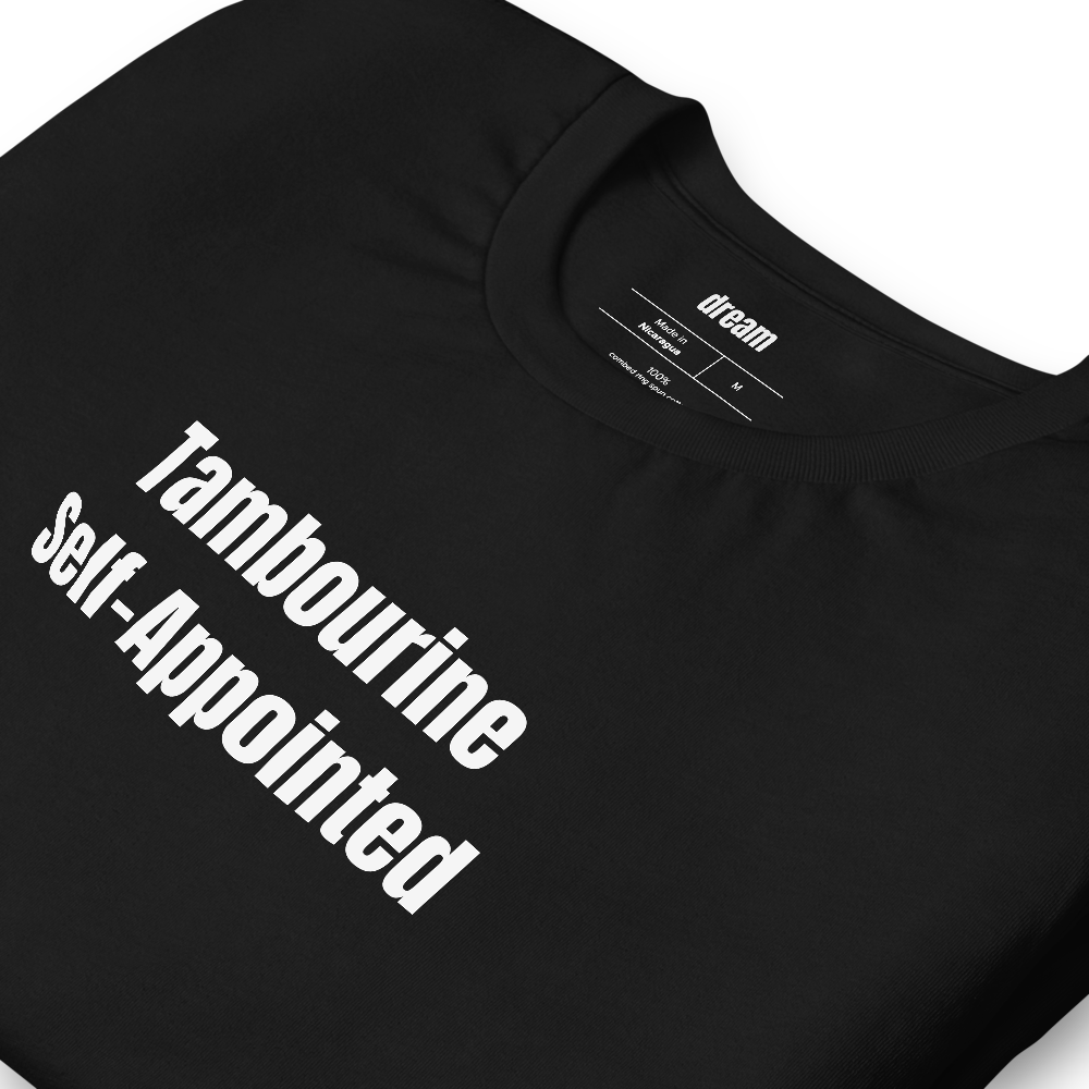 Tambourine Self-Appointed - Karaoke Regulars t-shirt