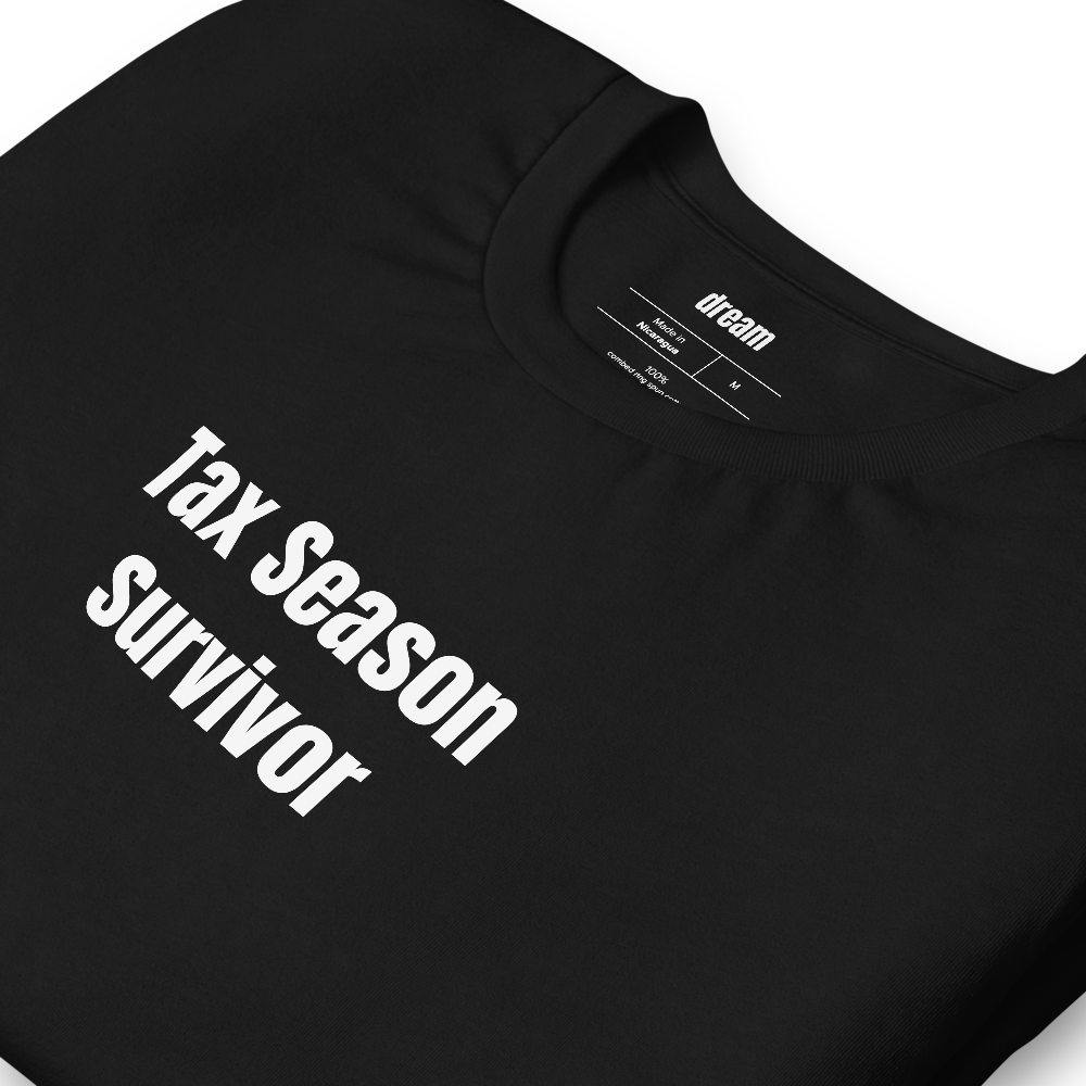 Tax Season Survivor - Accountant t-shirt