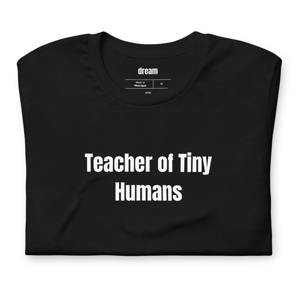 Teacher of Tiny Humans - Kindergarten Crew t-shirt