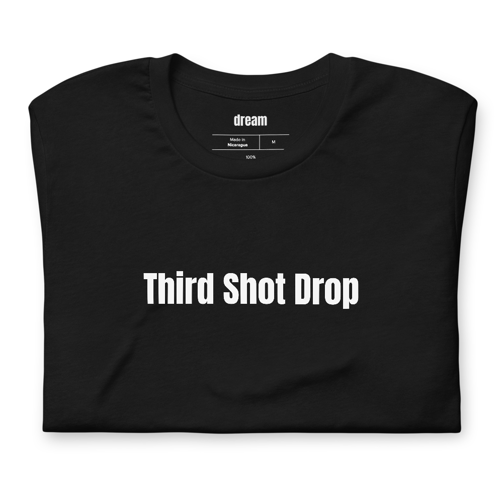 Third Shot Drop - Pickleball Player Pride t-shirt