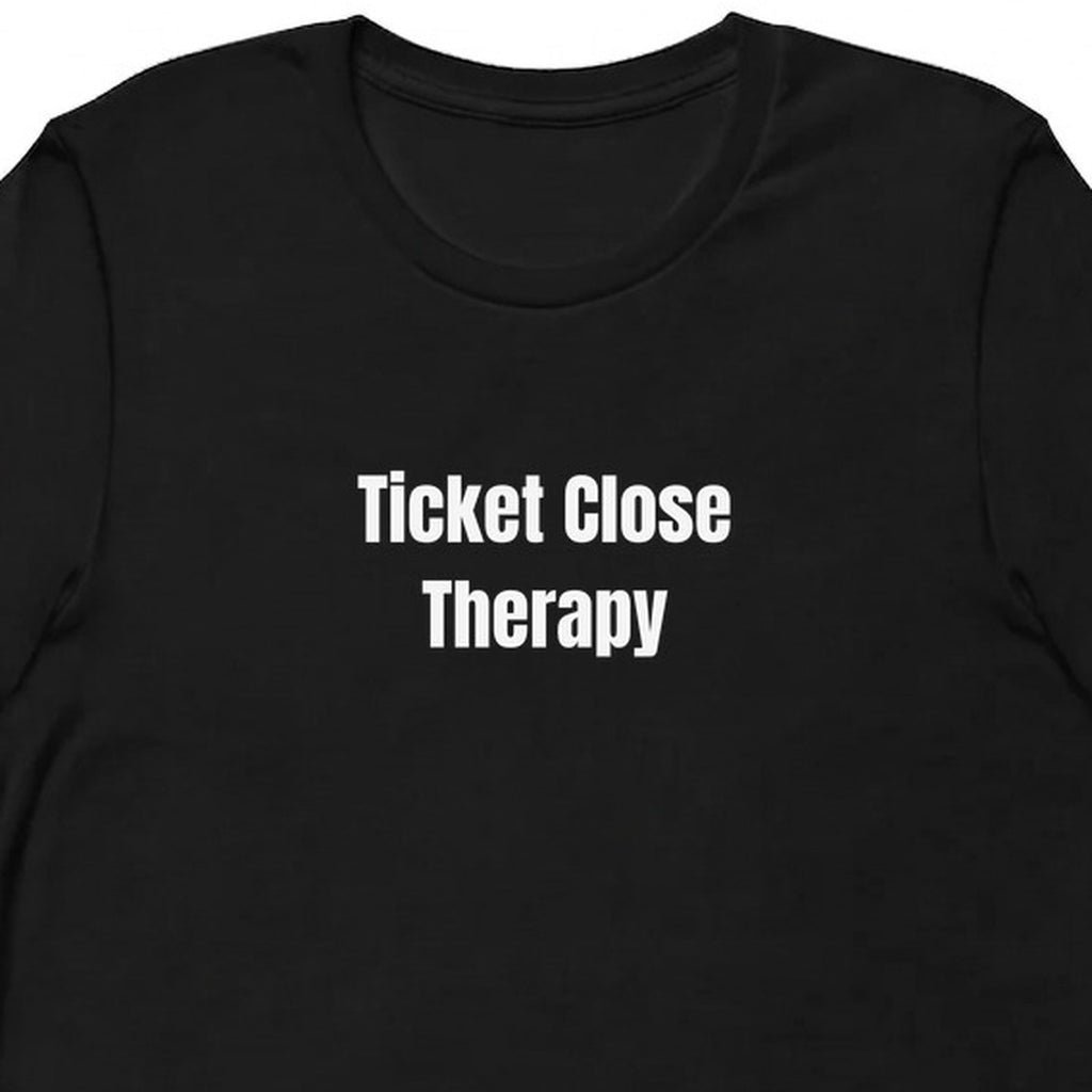 Ticket Close Therapy - Tech Support Survivor t-shirt