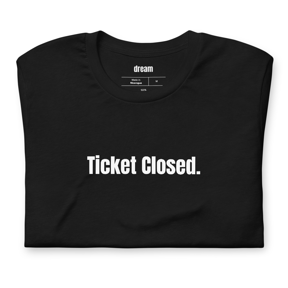 Ticket Closed.