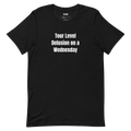 Tour Level Delusion on a Wednesday - Disc Golf Degenerates t-shirt