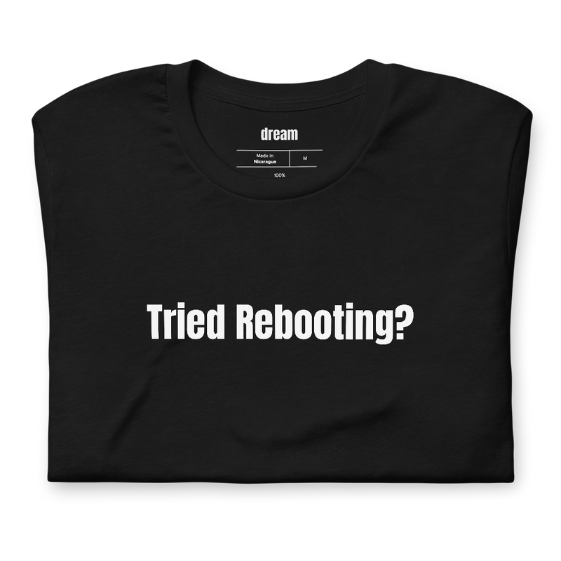 Tried Rebooting?