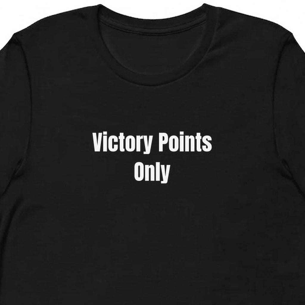 Victory Points Only - Competitive Board Gamer t-shirt