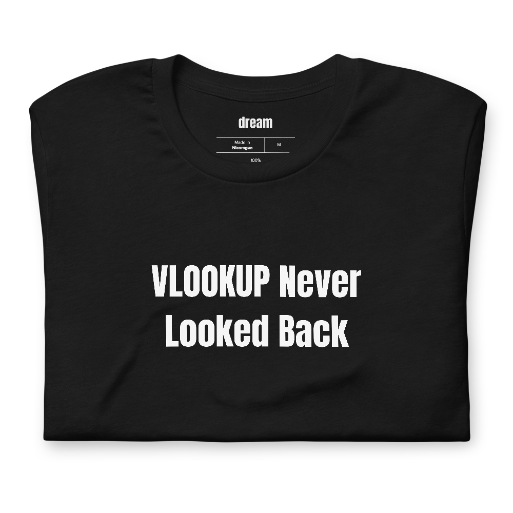VLOOKUP Never Looked Back