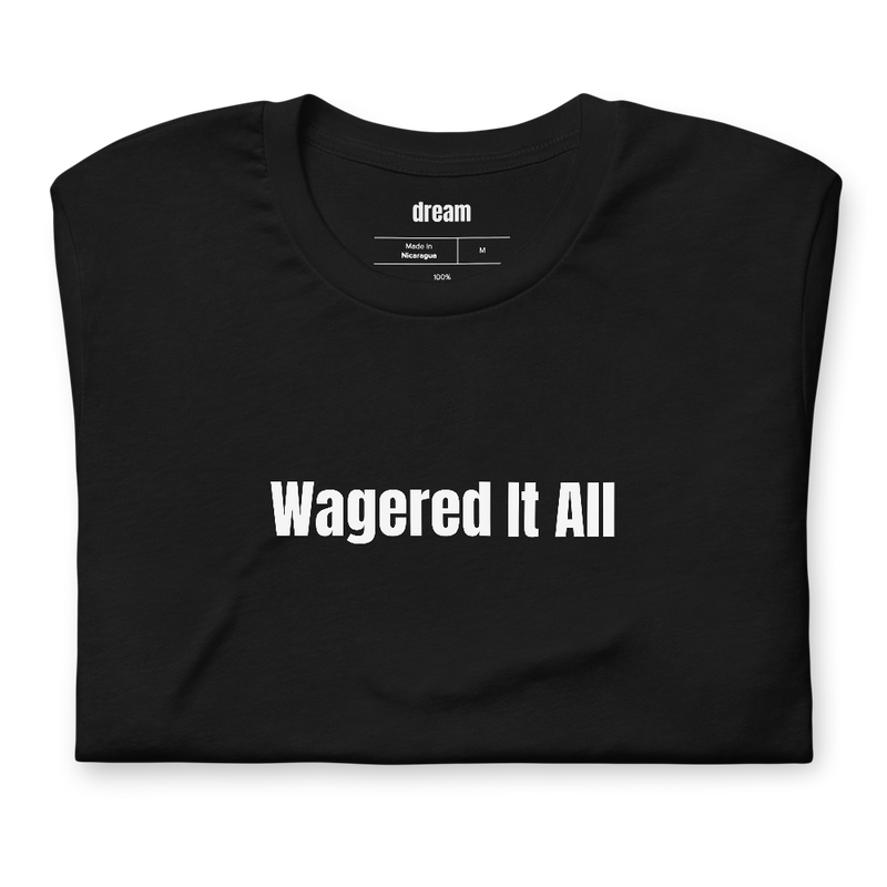 Wagered It All - Trivia Night t-shirt