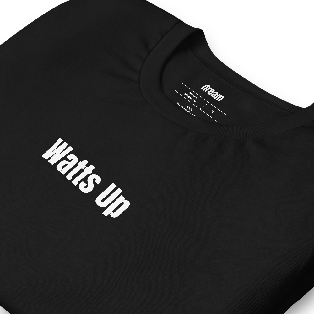 Watts Up - Electricians t-shirt