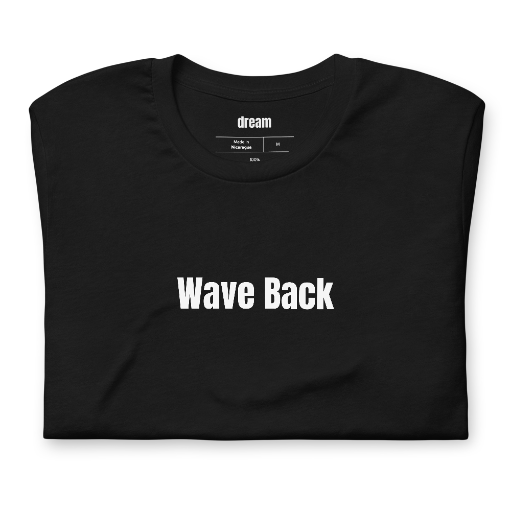 Wave Back - Motorcycle Riders t-shirt