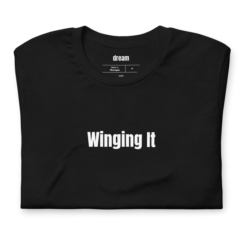 Winging It - Substitute Teachers t-shirt