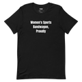 Women's Sports Bandwagon, Proudly - Women's Sports Fans t-shirt