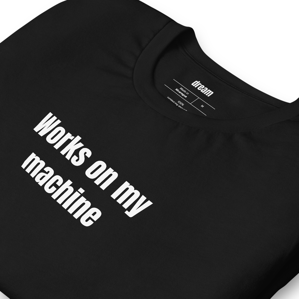 Works on my machine