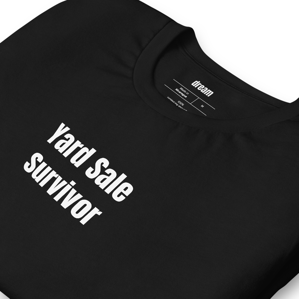 Yard Sale Survivor - Skiing t-shirt